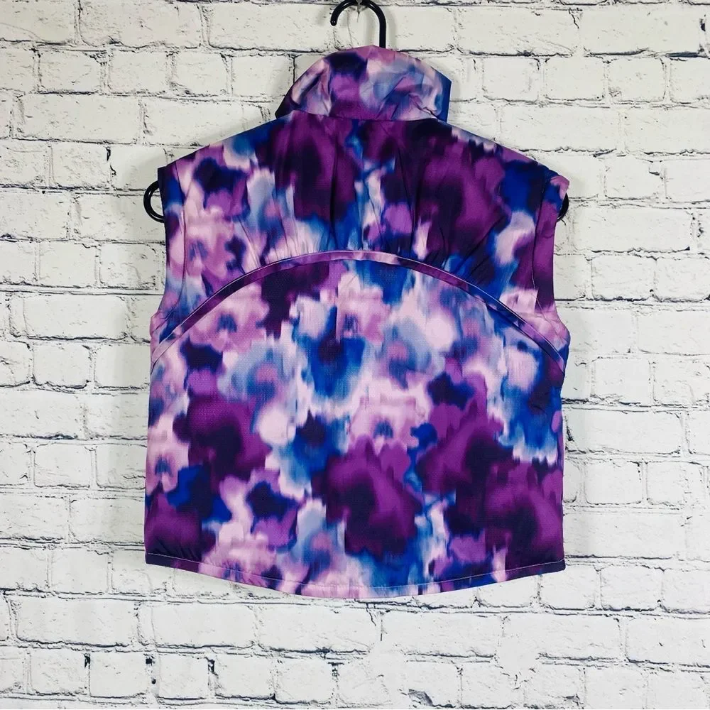 Old Navy Girls Purple and Blue Water-Resistant Vest Size M-8